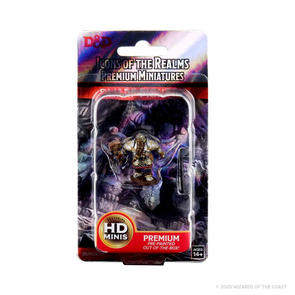 D&D Icons of the Realms Premium Figures - Dwarf Male Fighter