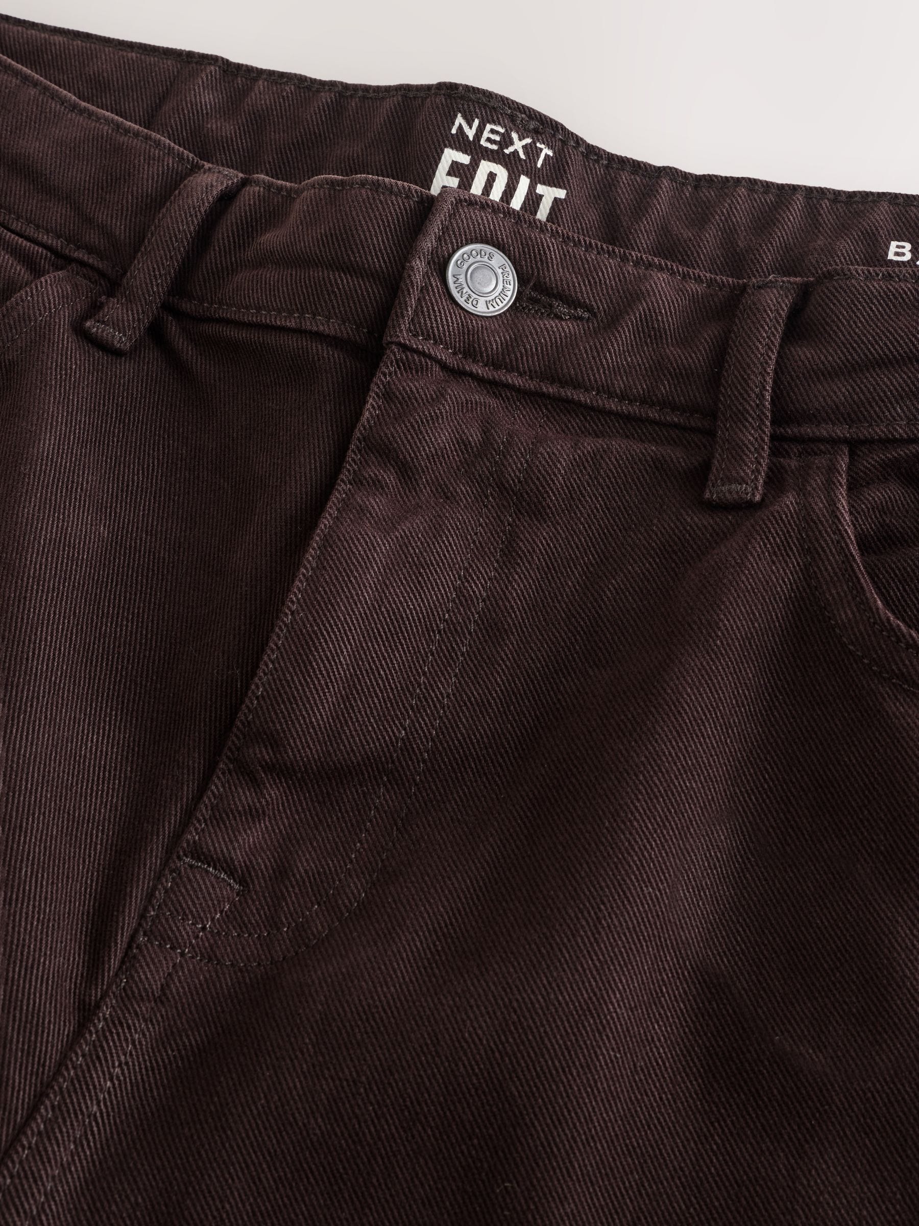 Bruin - EDIT Barrel Fit Jeans