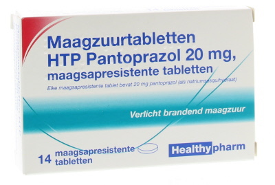 Healthypharm Pantoprazol 20mg 14st