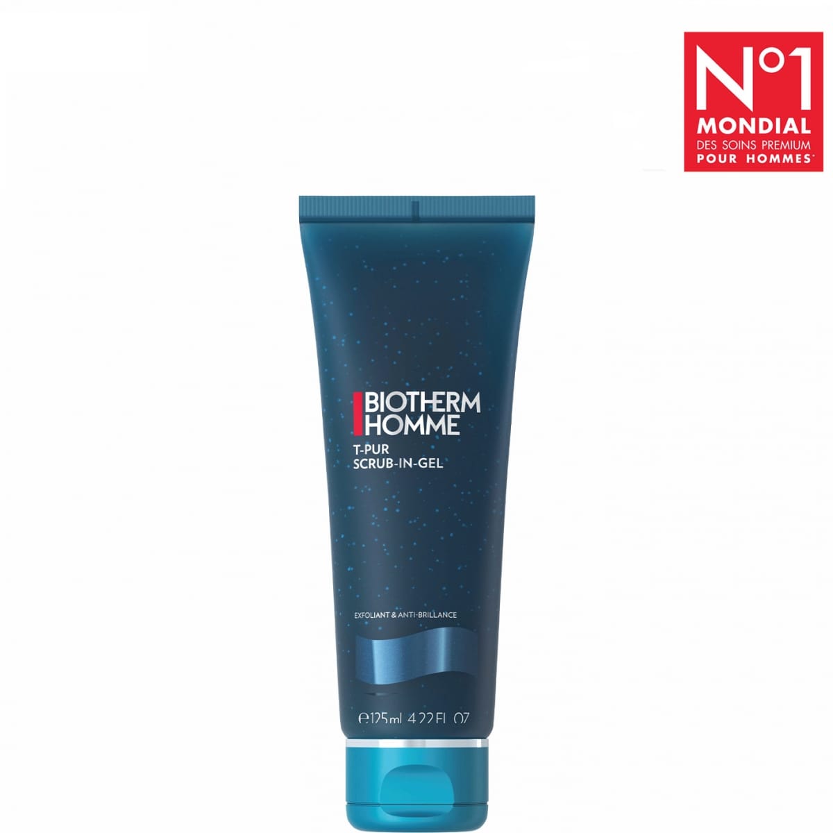 Biotherm T-Pur Gel Exfoliant Aux Sels Marins Visage Homme - Peaux Grasses