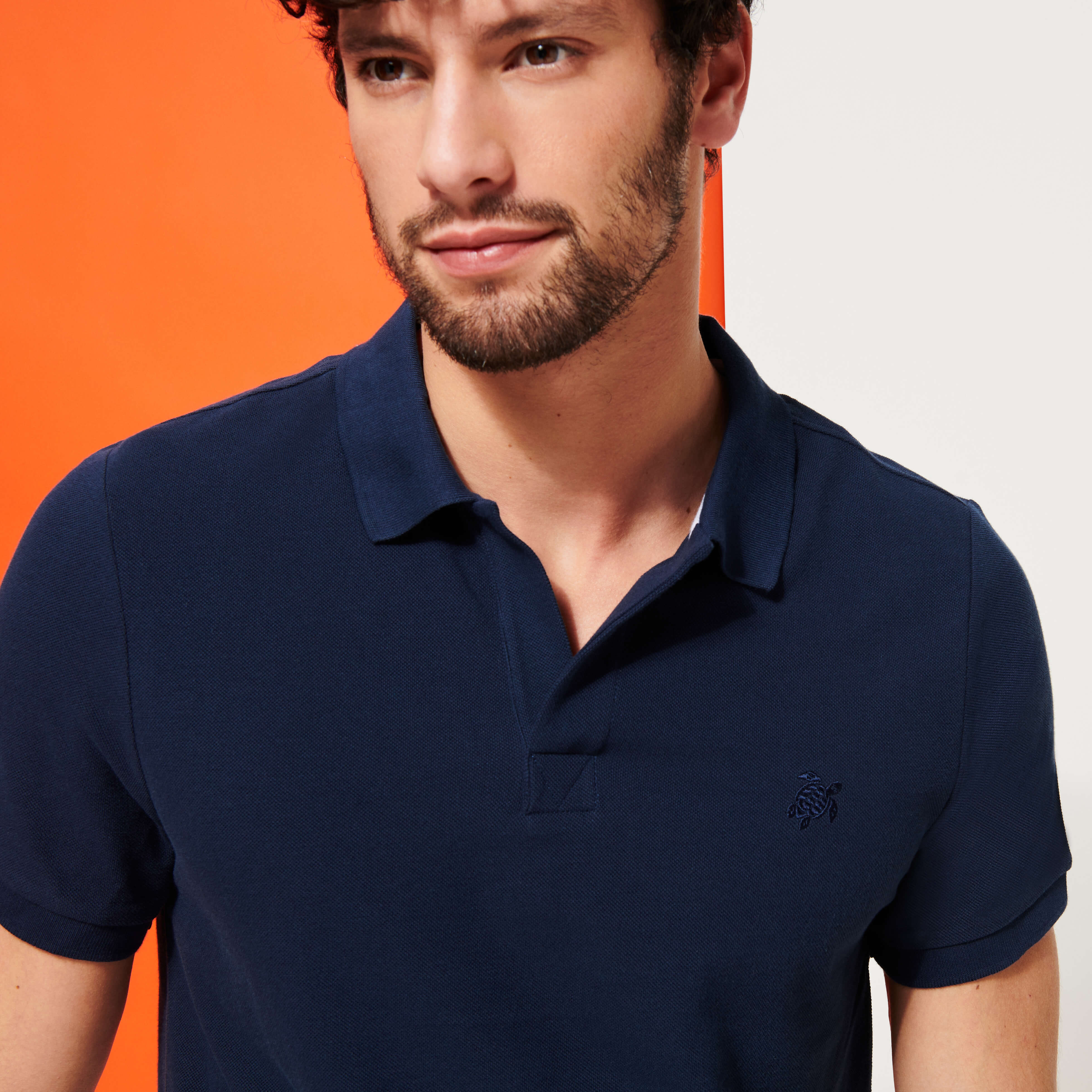 Polo Coton Piqué Homme Uni | Site Vilebrequin | PLTH2N00