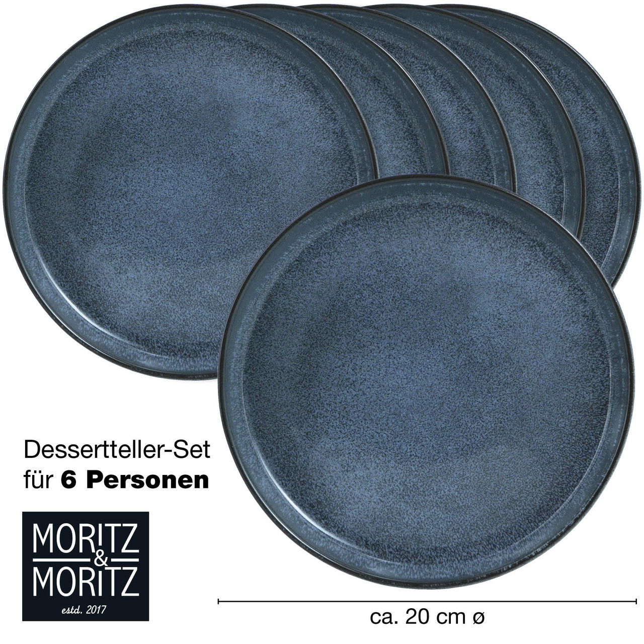 Moritz & Moritz Dessertteller 6-tlg. Digital