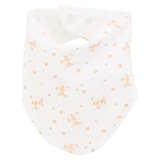 Petit Cocon Bavoir naissance   Imprimé Roses        de               P'tit bisou