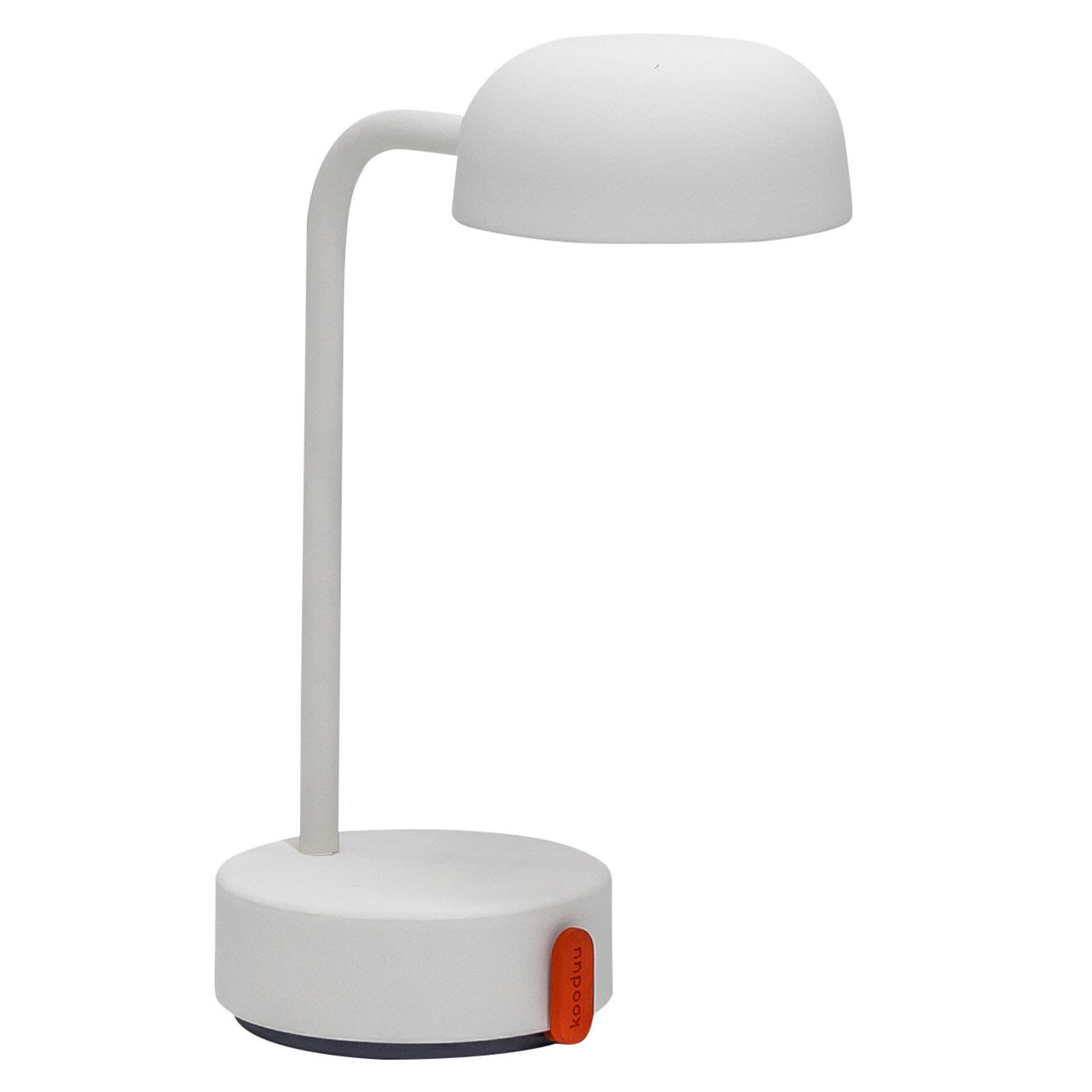 Kooduu Lampe de table rechargeable Fokus blanche - 20x10x25 cm
