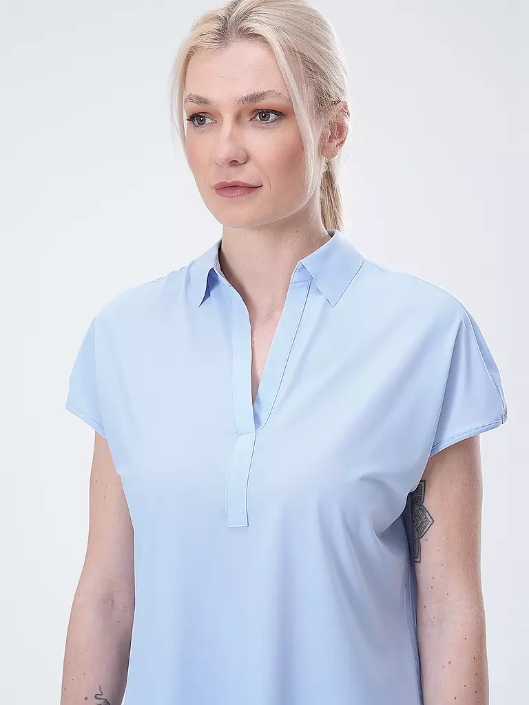 JAPAN TKY Poloshirt KERA hellblau
