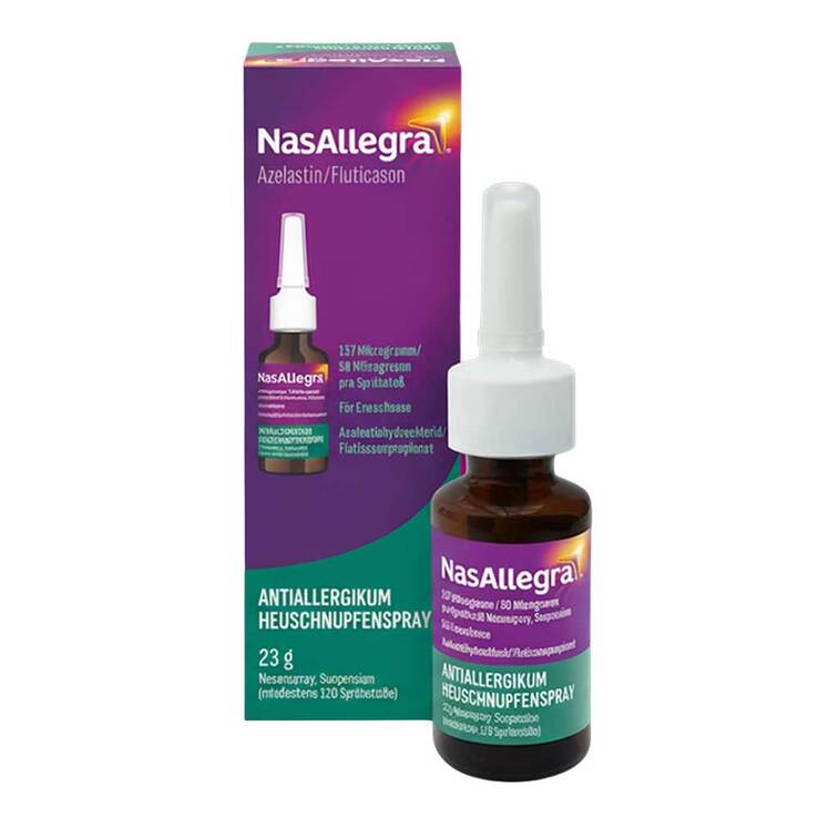 NasAllegra 137 µg/50 µg pro Sprühstoß Nasenspray, 23 g