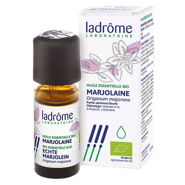 Óleo Essencial de Manjerona Orgânica Ladrome 10ml