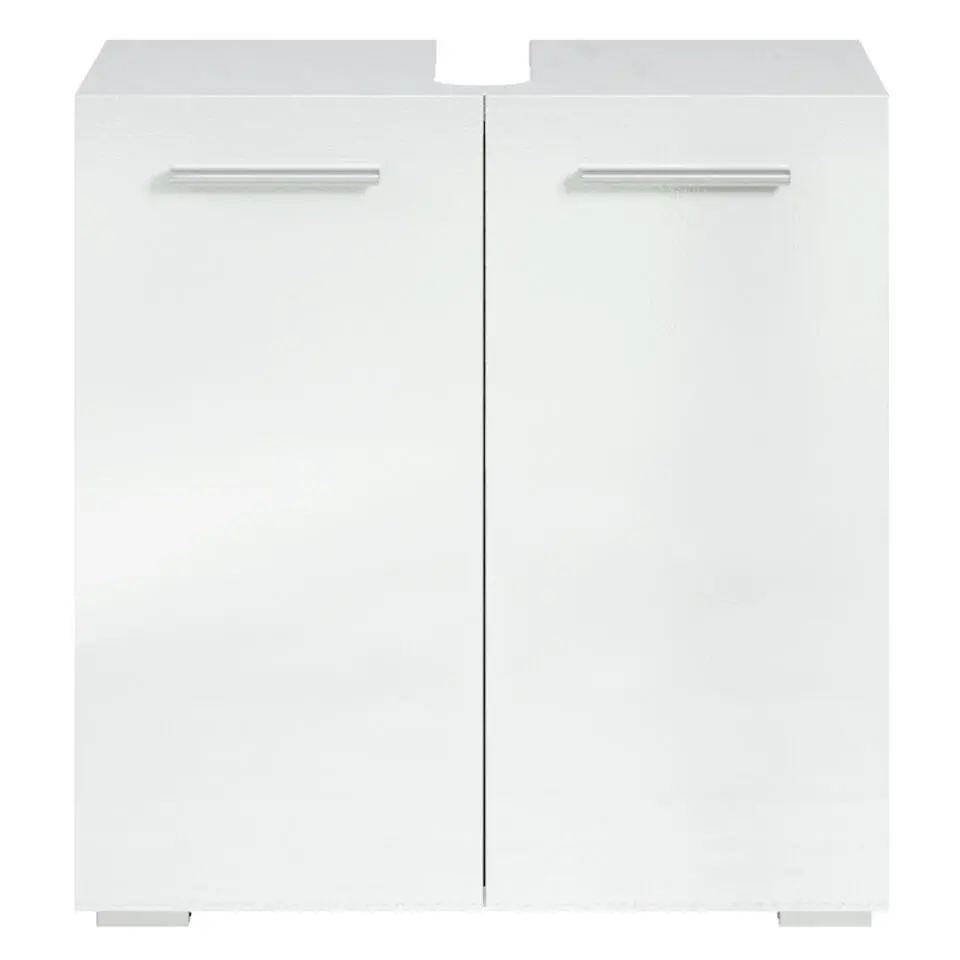 Badplaats Wastafel Onderkast Jupiter 60 x 30 x 60 cm - Wit - Badkamerkast –