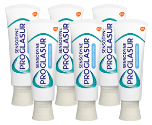 Sensodyne Proglasur Gentle Whitening Tandpasta Multiverpakking 6x75ML
