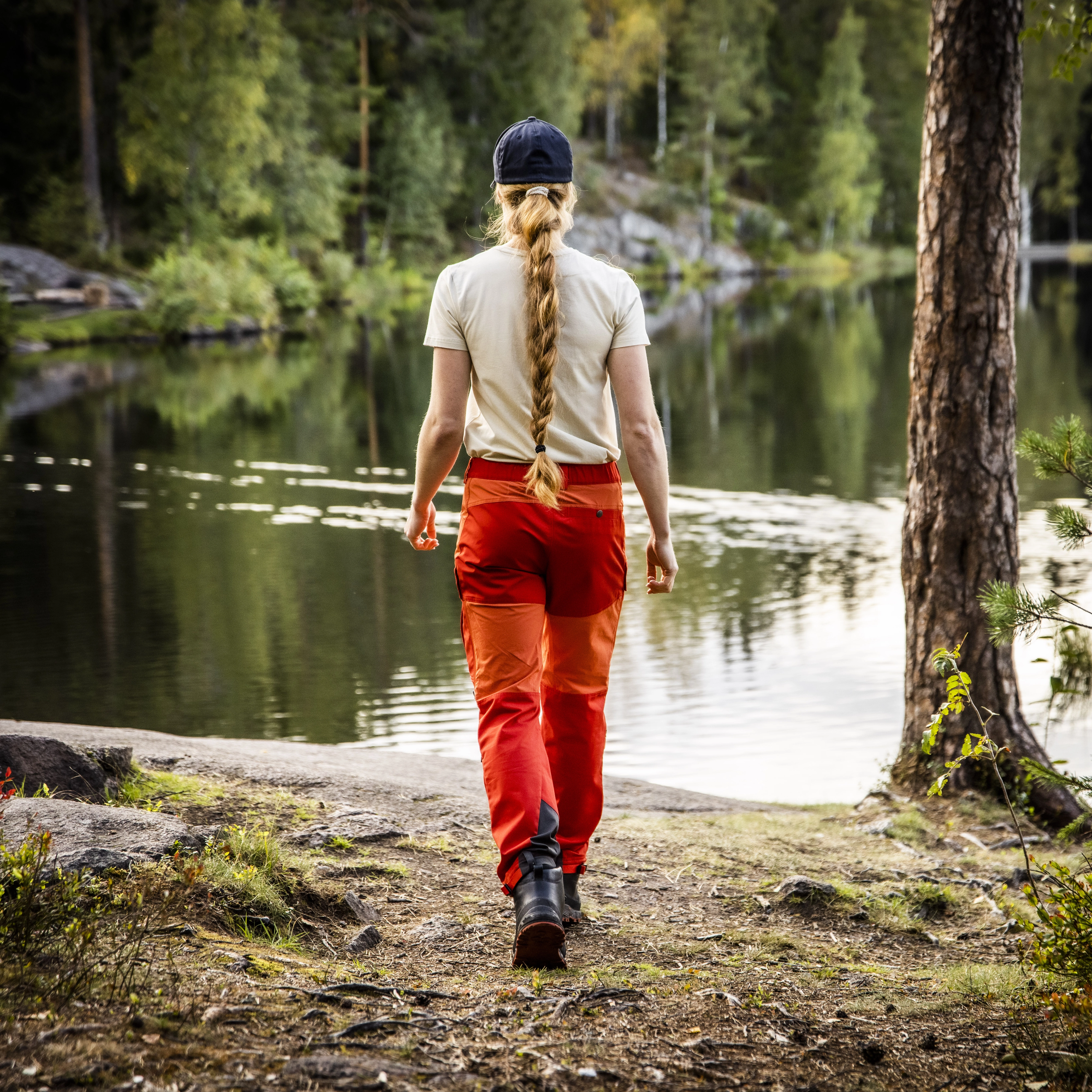 Nordmarka Favor Outdoor Pants Women Dark Brick / Brick