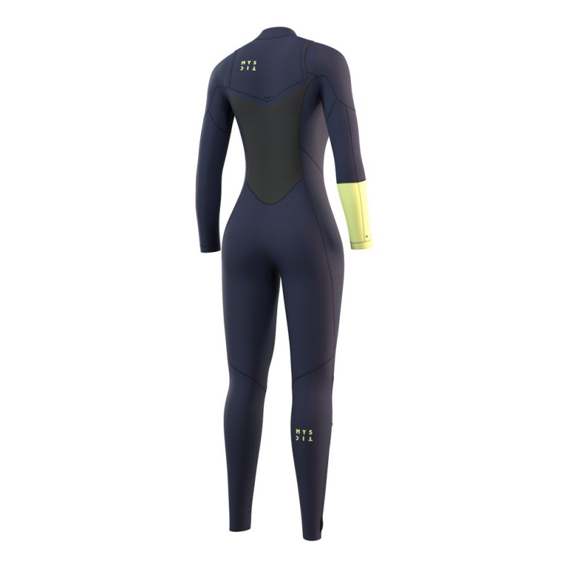Combinaison Femme Mystic Dazzled 3/2 frontzip bleu nuit