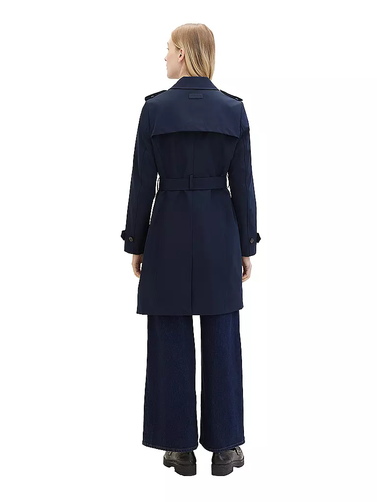TOM TAILOR Trenchcoat  blau