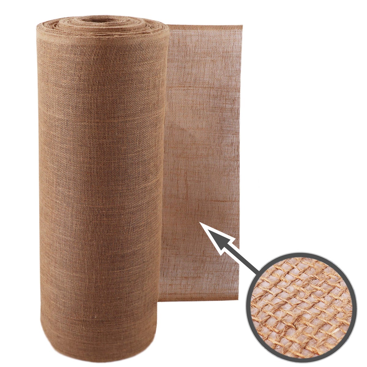 45m x 1m jute stof 215g/m² jute mat tuin jute jute stof jute jute lint