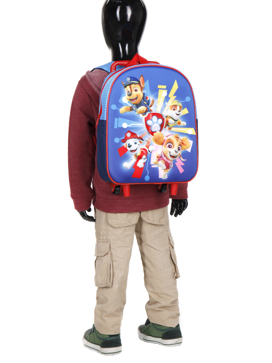 Sac À dos À roulettes Pat Patrouille Pawer 3D