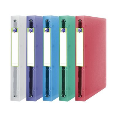 Oxford 2nd Life - Classeur à anneaux - Dos 40 mm - A4 - pour 250 feuilles - disponible dans différentes couleurs