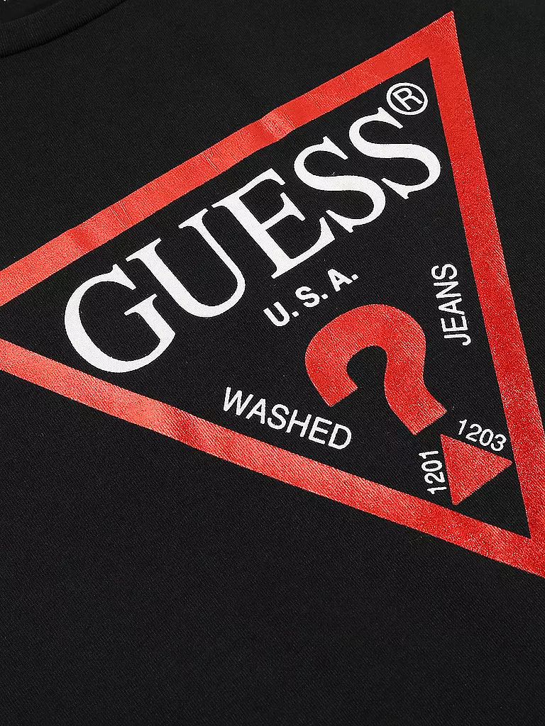 GUESS Mädchen T-Shirt schwarz