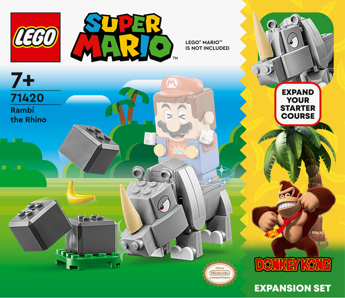 LEGO Super Mario - Næsehornet Rambi – udvidelsessæt (71420)