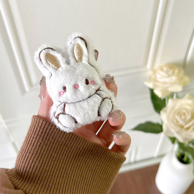 Karnemelk - Chenille Animal Telefoonstandaard