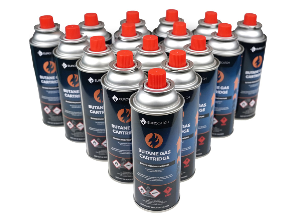 Eurocatch 227 gram gas cartridge - Set van 16