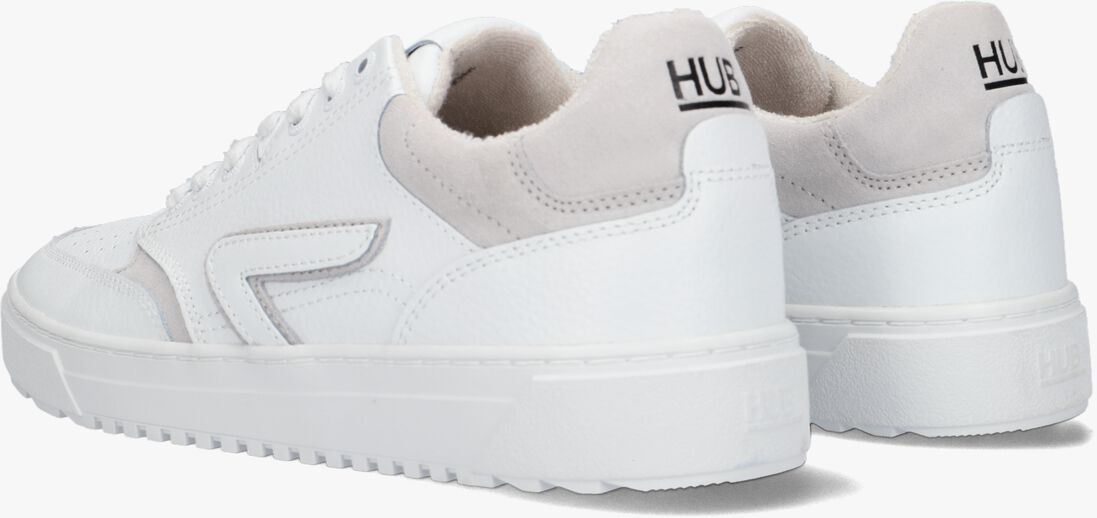 HUB witte hub lage sneakers duke