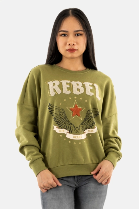 Sweat only layla loden green rebel