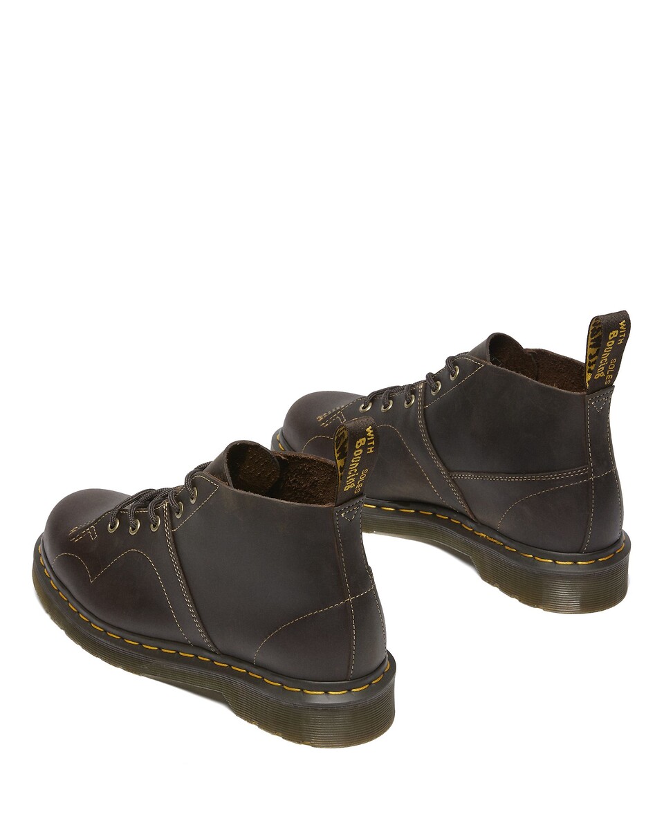 DR. MARTENS<br>Botas Church Monkey em couro oleoso