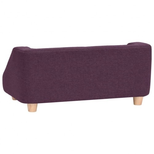 sofá roxo confortável para cachorro