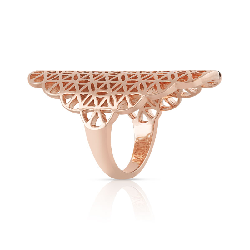 Bague plaqué or rose
