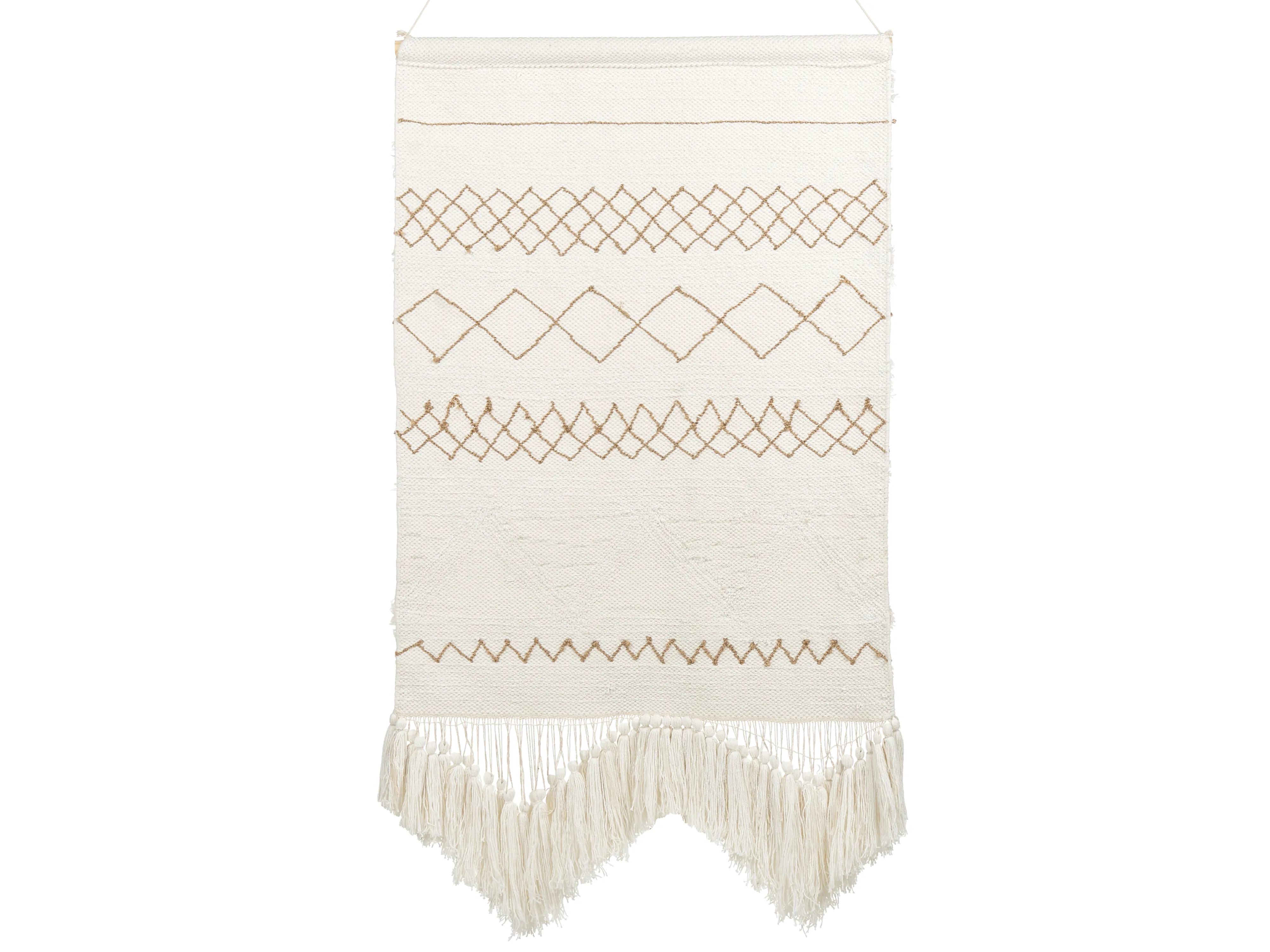 Stoffen wanddecoratie BAZDAN Katoen 107 cm Beige