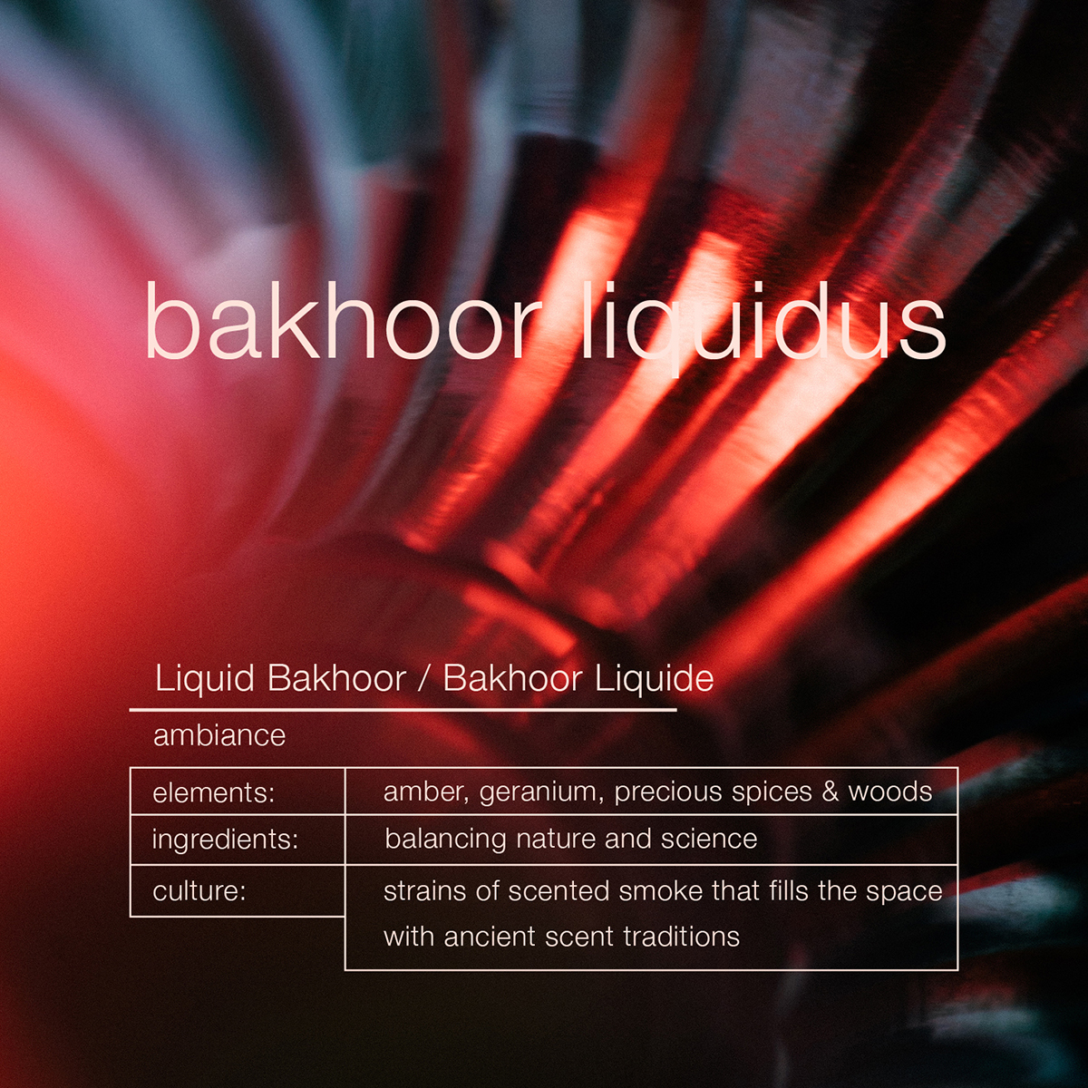 Bakhoor Liquidus Ambiance Trigger Spray 70ml