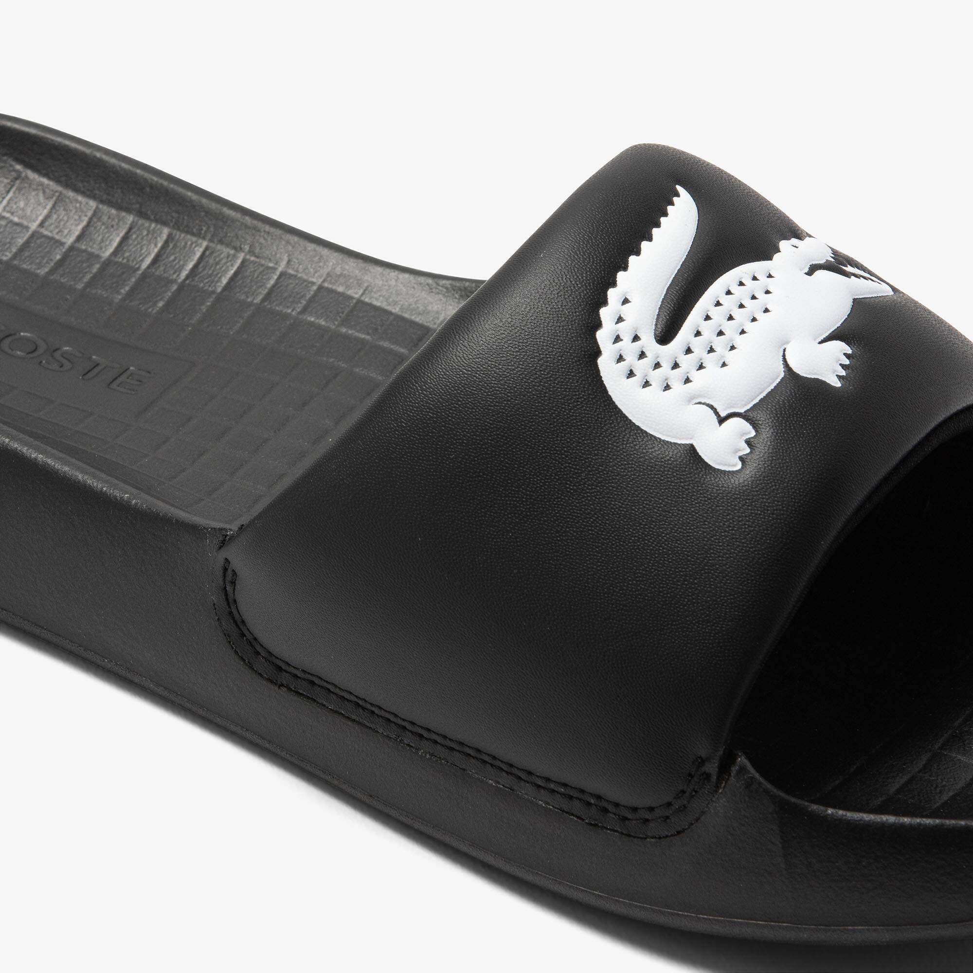 Claquettes Croco 1.0 femme Lacoste en synthétique Claquettes & Sandales - Noir - Lacoste - Femme