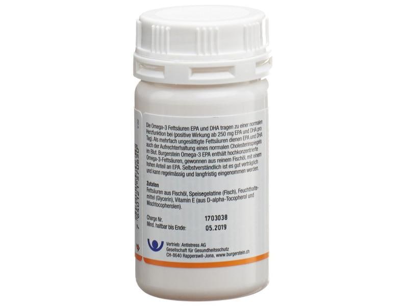 Burgerstein Omega-3 EPA 50 Kapseln Kapseln mit Omega-3-Fettsäuren