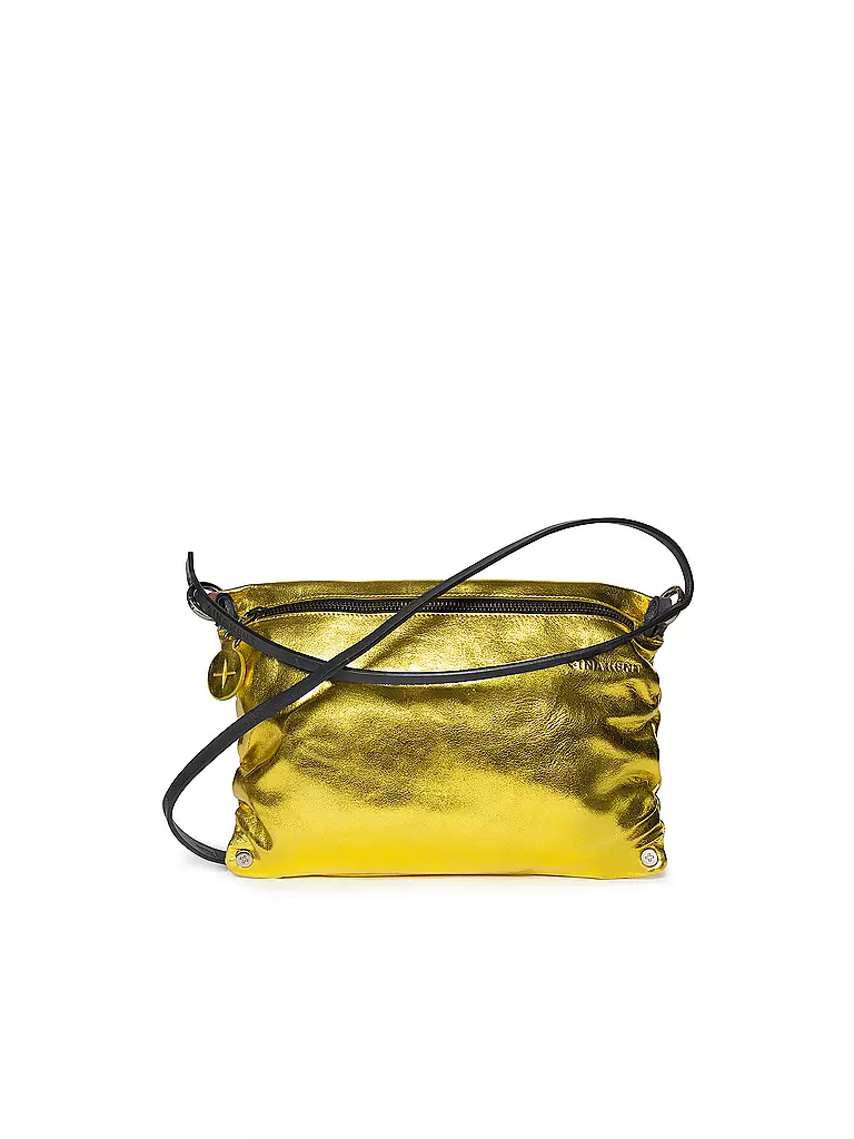 INA KENT Ledertasche - Umhängetasche MOONLIT Ed. 1 gelb
