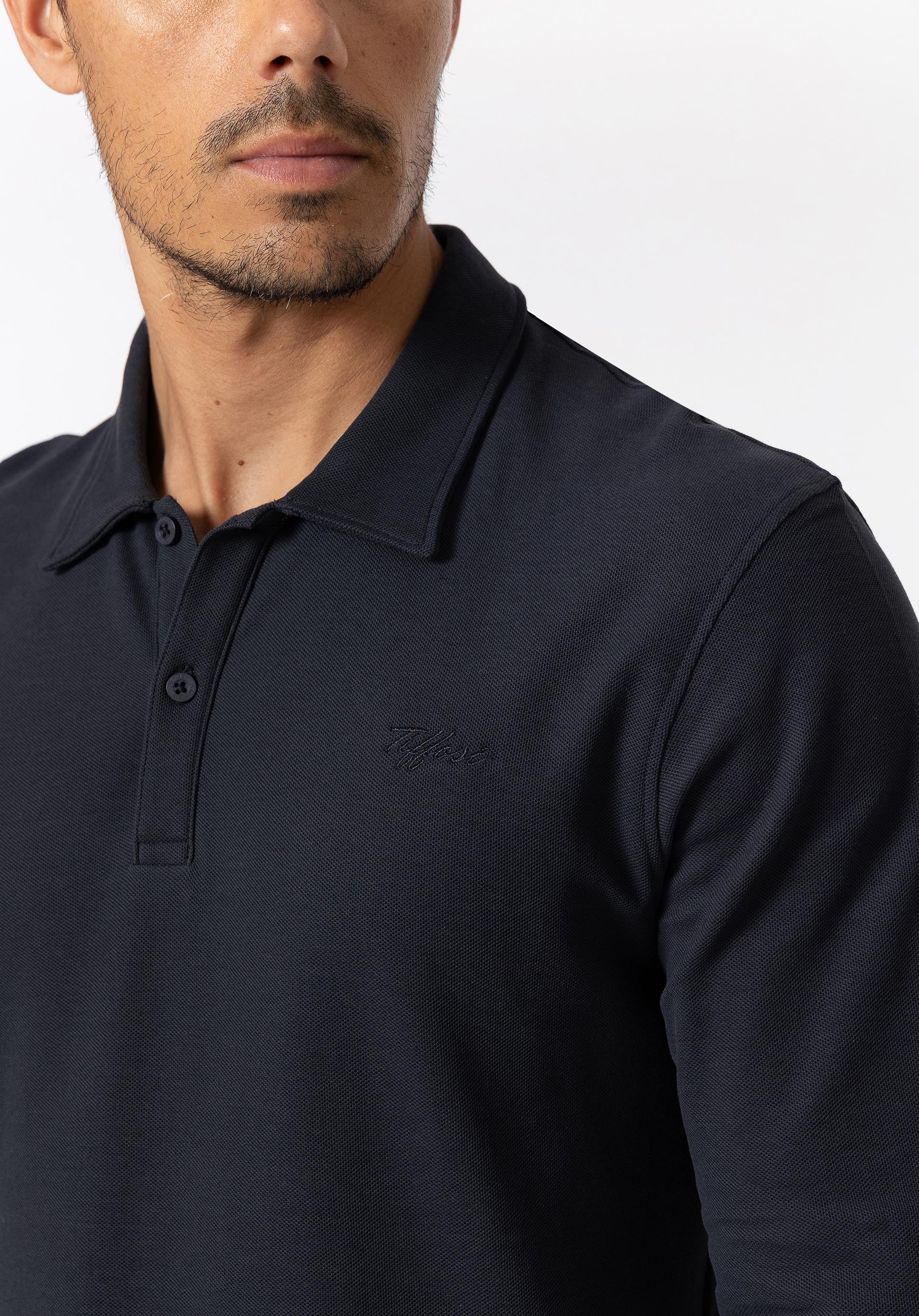 Polo Piqué de Manga Comprida