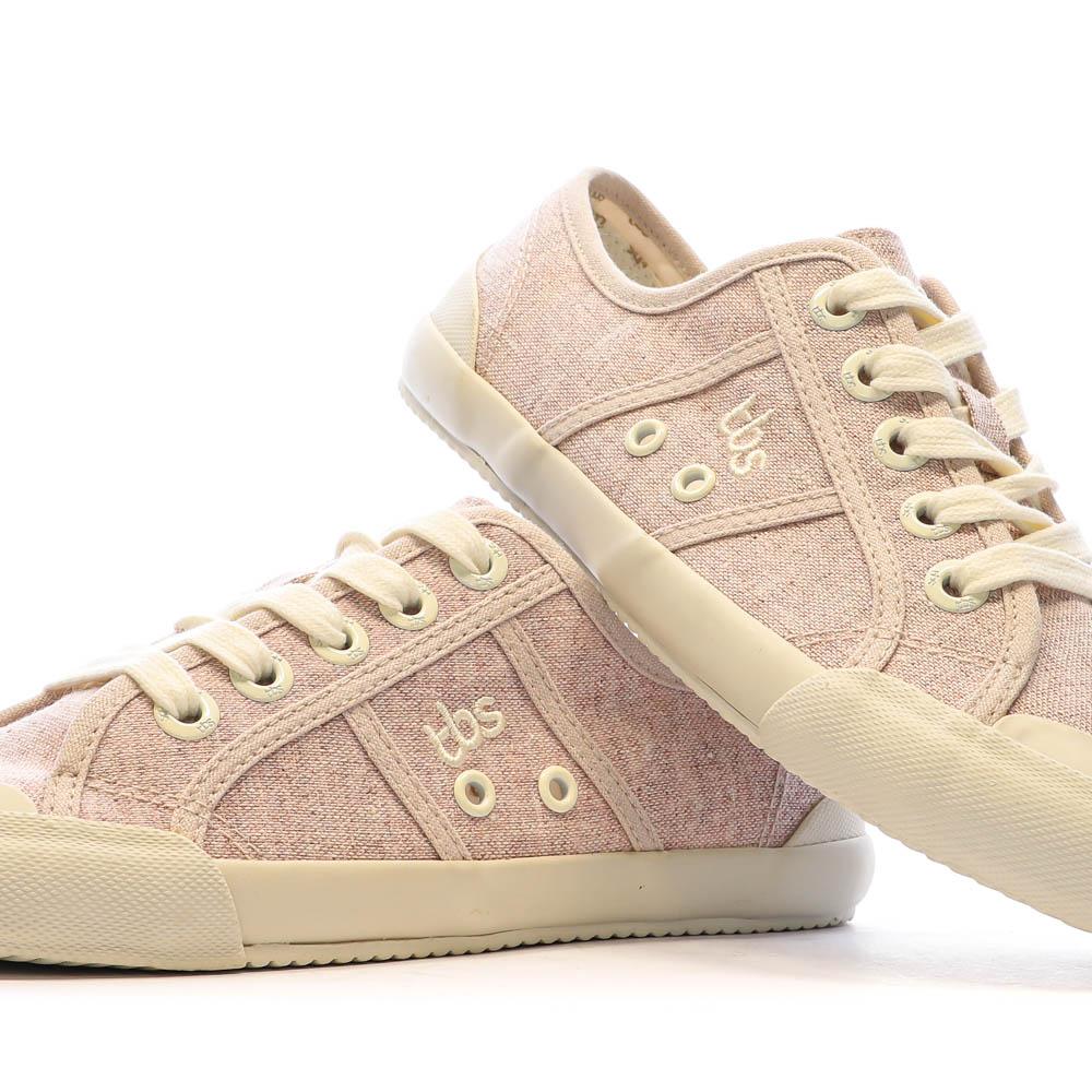 TBS Chaussures en Toile Rose Femme TBS OPIACE