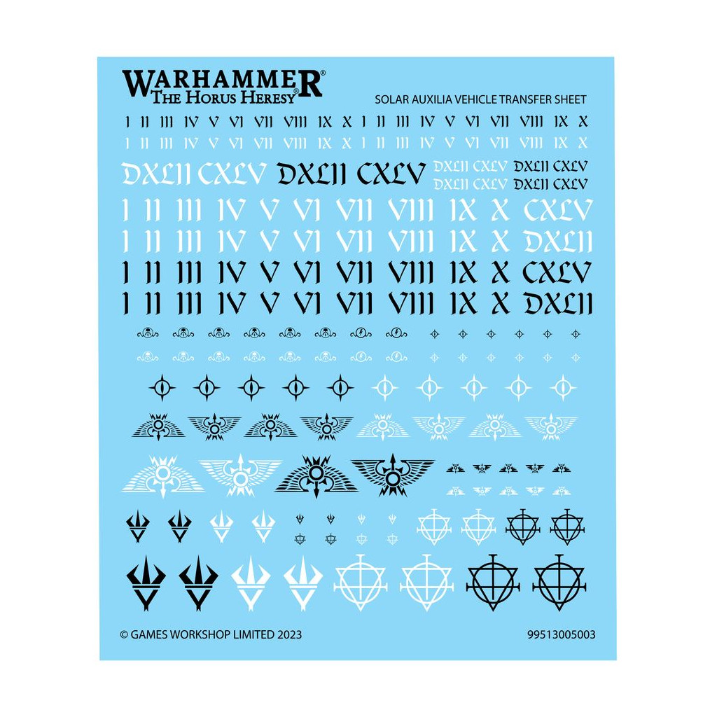 The Horus Heresy - Groupe de Combat des Solar Auxilia