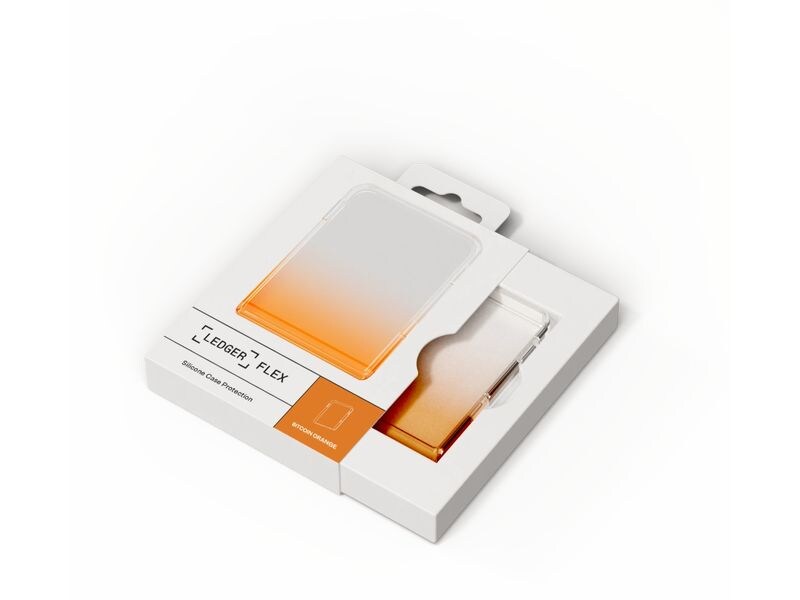 Ledger Flex Protective Case BTC Orange Schutz für Krypto-Wallets mit Touchscreen
