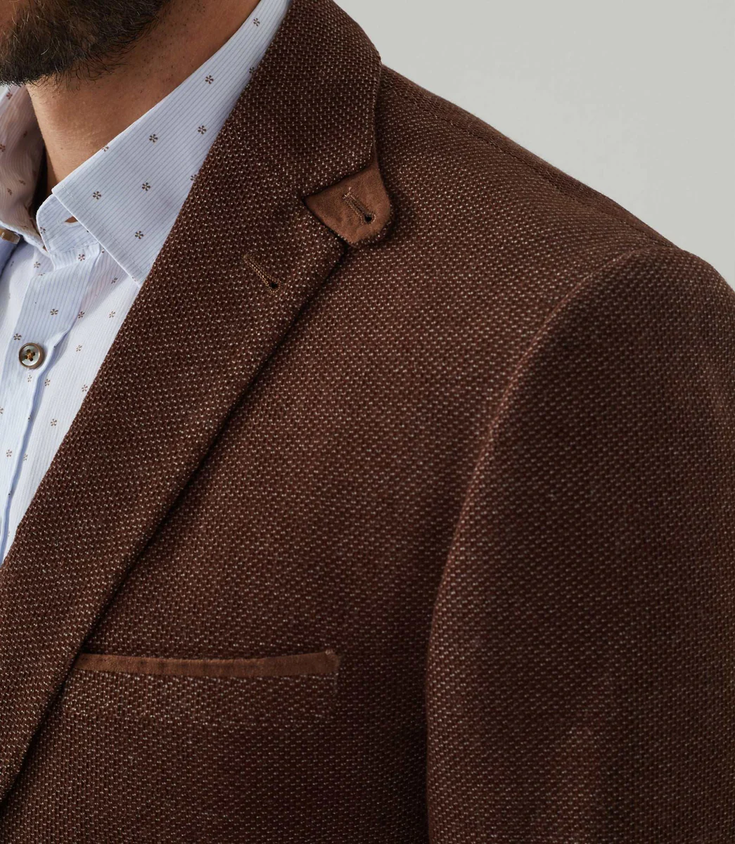 Veste velours fantaisie marron-clair 