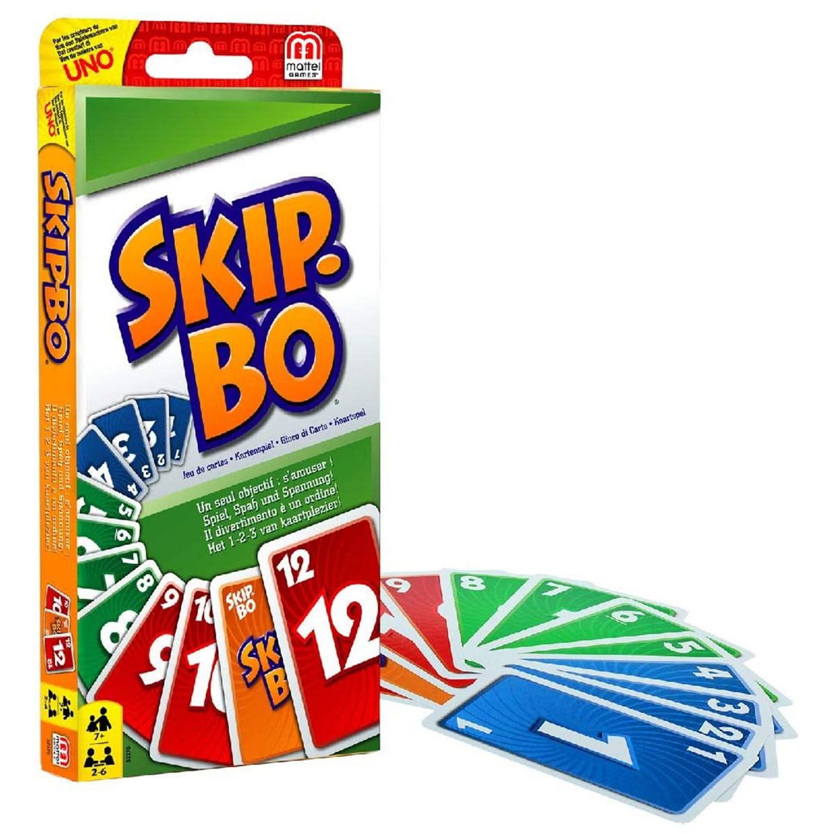 Mattel 52370 - Skip-Bo Kartenspiel