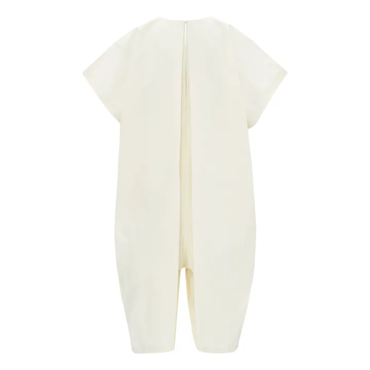 Black Crane Combishort Col V | Blanc