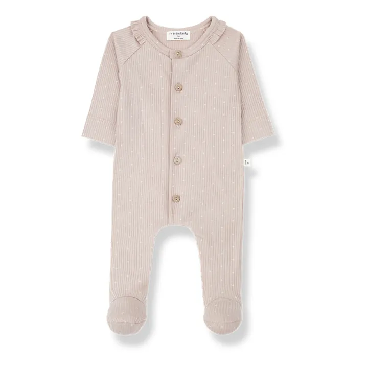 1+ in the family Pyjama Cari Côtelé | Rose pâle