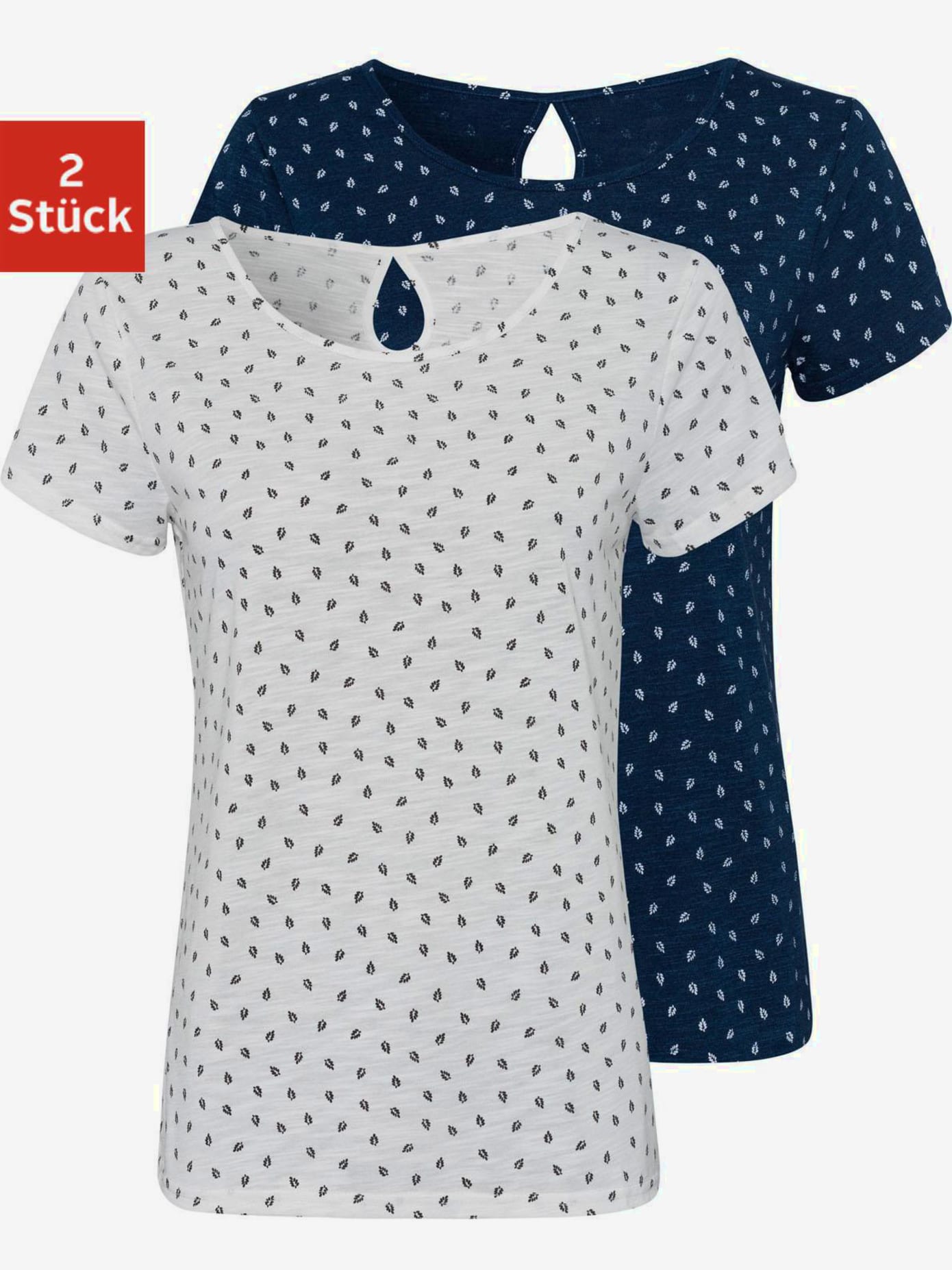 Lot de 2 t-shirts lascana