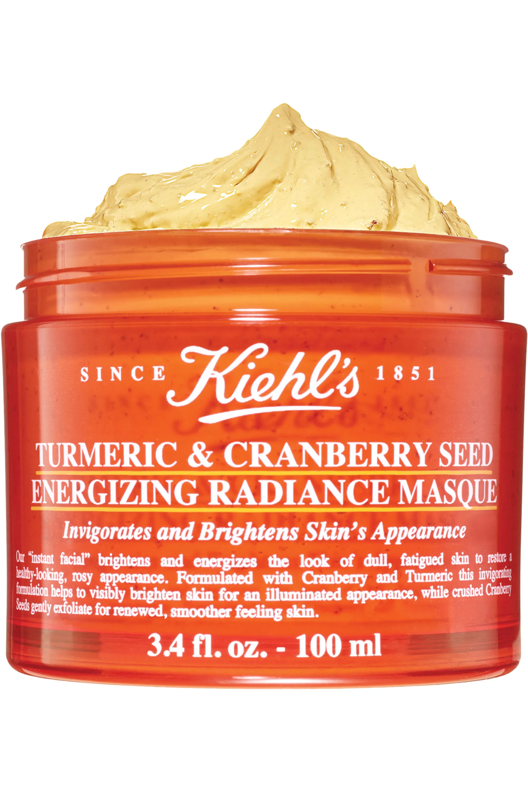 Kiehl's Masque revitalisant éclat instantané Turmeric & Cranberry