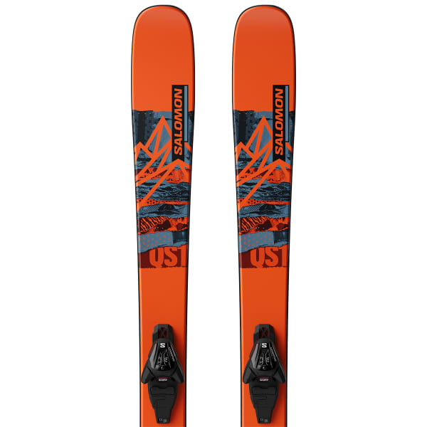 Pack ski SALOMON QST SPARK JR M + L6 GW J2 FLAME / COPEN BLUE / BLACK