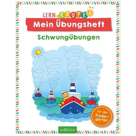 ars Edition Lernraupe - Mein Übungsheft: Schwungübungen