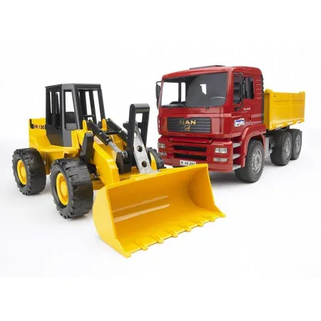 BRUDER® 2752 Kipplastwagen M. Gelenkradlader