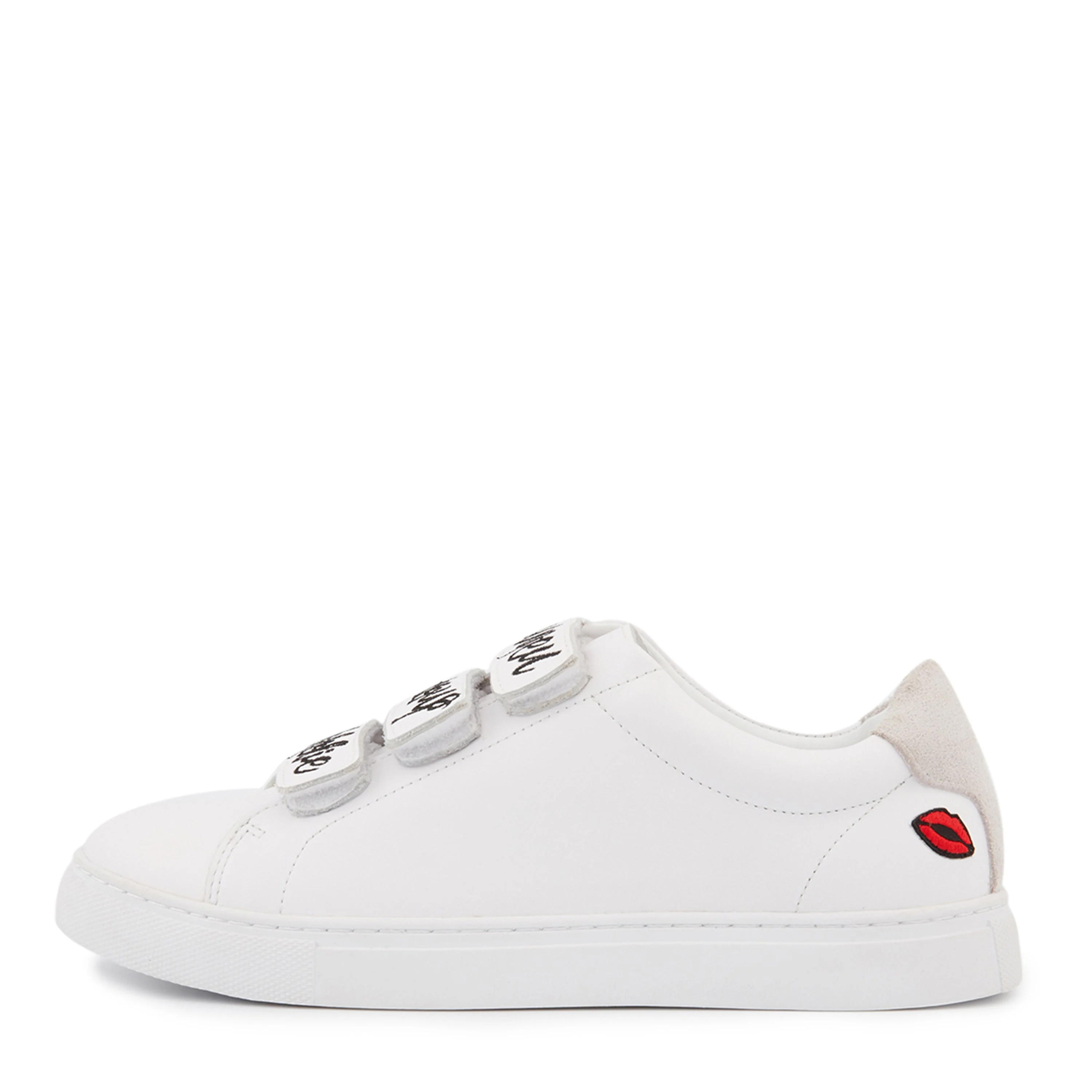 EDITH JE T'AIME - Sneakers en cuir | Blanc