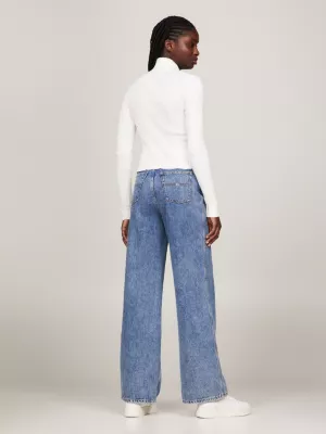 Cardigã Slim Fit com Zíper e Distintivo