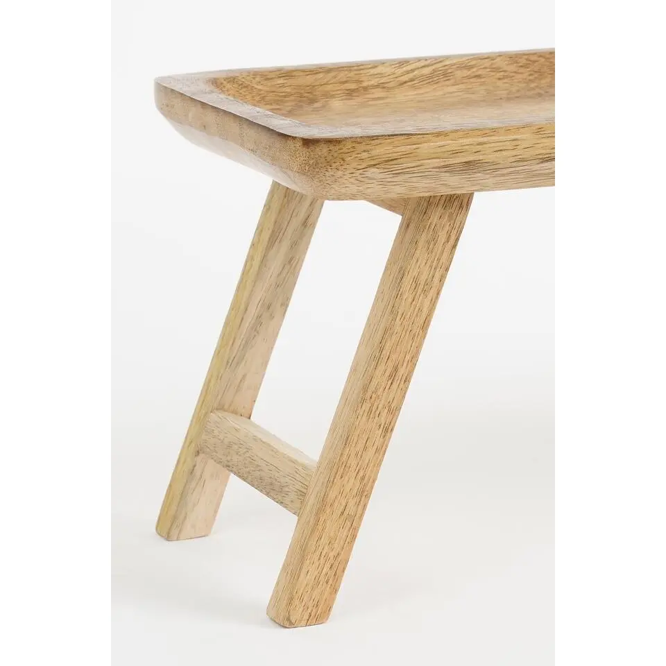 Mica Decorations Duko Dienblad - L50 x B15 x H17 cm - Hout - Bruin