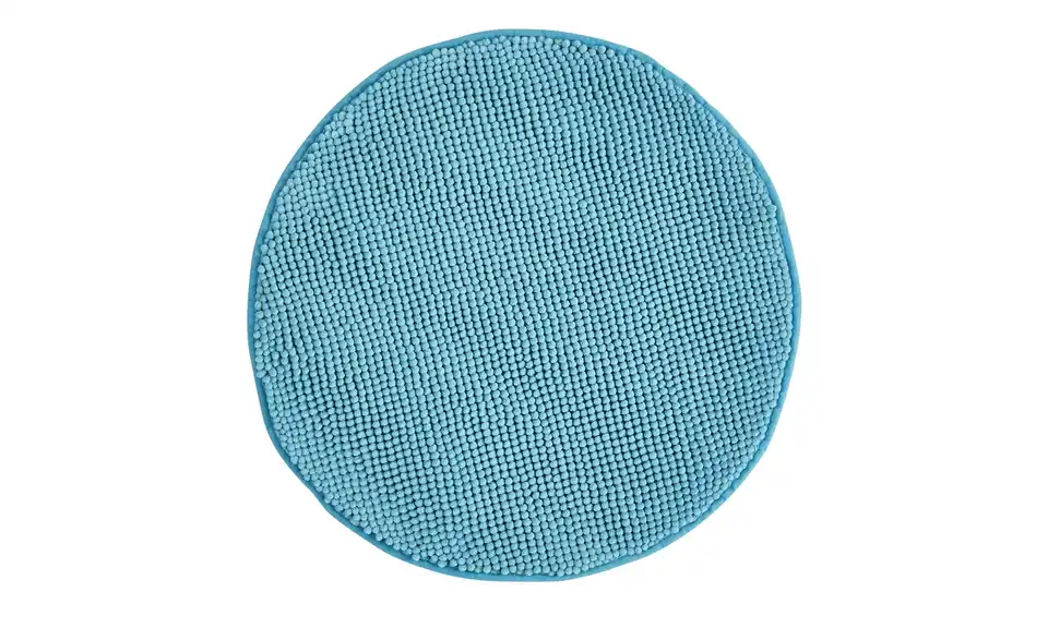 levelone Badematte Happy Türkis Ø 55 cm